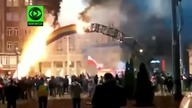 Atak lewackich drzewek na Marsz Niepodległości