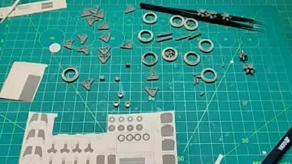 Czołg T38 model karton, w weekend nowy material #modelarstwo
