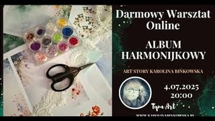 Zapraszam Was na zapis kreatywnego livea z Tyna Tyna (@Tynaart), w którym pokazuje, jak w prosty sposób ozdobić gotową bazę albumu harmonijkowego.
To idealna propozycja na szybką, ale efektowną pamiątkę  a Tyna, jak zawsze, wyczarowała coś wyjątkowego! 

Do ozdobienia albumu wykorzystała jeden arkusz grafik z kolekcji oraz kilka dodatków, które doskonale uzupełniły całość.
Zobacz, jak z gotowej bazy i jednego arkusza stworzyć spójną i piękną kompozycję!

 W pracy wykorzystano:
Grafika:
https://karolinabinkowska.pl/sklep/elementy-do-wycinania-kolorowe-ramki-i-napis-love-set-22-digi/

Dodatki:
https://karolinabinkowska.pl/sklep/elementy-do-wycinania-vintage-elements-set-07-digi/
https://karolinabinkowska.pl/sklep/elementy-do-wycinania-male-kwiaty-i-listki-set-03-digi/

 Znajdź Tynę w sieci:
Instagram: https://www.instagram.com/tynaart/
Facebook: https://www.facebook.com/TynaArt