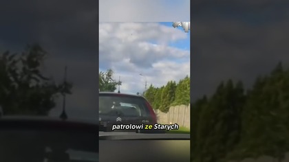  Dwa promile i jeszcze uciekał przed policją! Po kolizji rozpoczął pościg! #policja #droga #shorts
