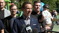 Dzień Dziecka na placu zabaw - Krzysztof Bosak