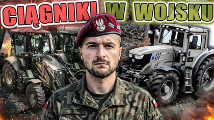 Ciągniki rolnicze w wojsku (URSUS, ReboRack, UDS, John Deere, Steyr)
