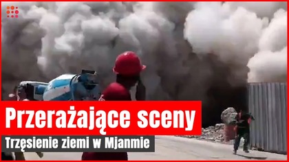 Potężne trzęsienie ziemi w Azji! Wstrząsające nagrania | Gazeta.pl