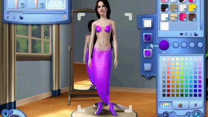 Sims 3 Create-a-Mermaid Girl