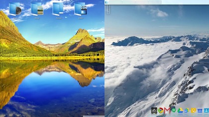 Pulpit KDE, 2 monitory, debian 9 stretch, tronix piotr giza