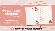 Woskujemy bujo! | Pierwsza tygodniówka sierpnia w bullet journal | Weekly [autopromocja]