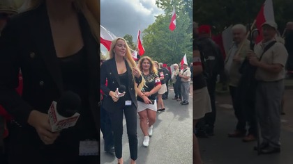 MARIANNA SCHREIBER NA ZAPRZYSIĘŻENIU KAROLA NAWROCKIEGO