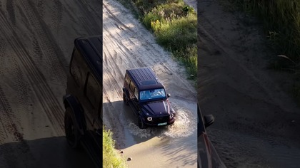 Zabrałem elektrycznego Mercedesa G580 EQ na tor off-roadowy  #mercedes #mercedesg #offroad