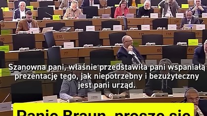 BRAUN STARŁ SIĘ Z PRZEWODNICZĄCYM KOMISJI UE!