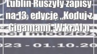 Lublin: Ruszyły zapisy na 13.  edycję Koduj z Gigantami.  W kr(AI)nie przyszłości