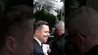 Braun przed ambasadą Ukrainy.  Interwencja policji