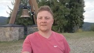 Góra Wdżar - Szlak papieski Jana Pawła II, wąwóz, trasa dla bobasa.