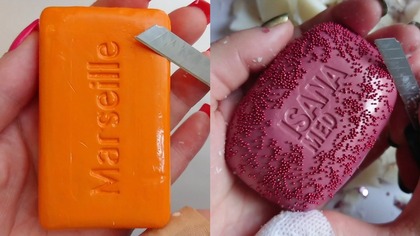 Soap Carving ASMR Relaxing Sounds no talking Satisfying ASMR Video
