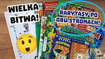 Zdrapki VS Losy!  BITWA! Fajne wygrane i mocno wyrównany pojedynek! 