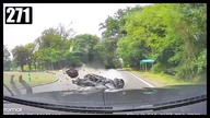 Wypadek z udziałem motocyklisty