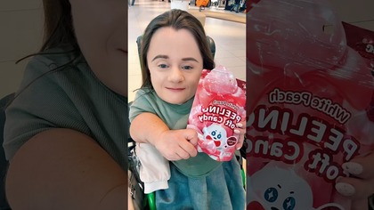 Test Żelek o smaku białej brzoskwini  | #shorts | Magdalena Augustynowicz