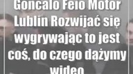 Goncalo Feio (Motor Lublin): Rozwijać się wygrywając to jest coś, do czego dążymy [wideo]