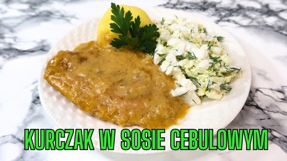 Ten kurczak w sosie cebulowym zawsze się udaje! Prosty obiad.