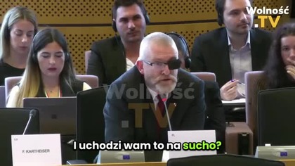 BRAUN UJAWNIŁ NOWY SKANDAL W PARLAMENCIE EUROPEJSKIM! CHCIELI MU ZAMKNĄĆ USTA!