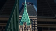 Whats inside the spire of 40 Wall Street?