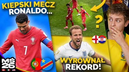 WŚCIEKŁY Ronaldo w przerwie! O co mu chodziło? Dublet Harryego Kanea! Wyrównał REKORD!