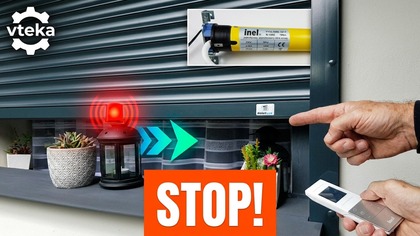 Silnik do rolet z pilotem - montaż i programowanie, wykrywanie przeszkód - DIY
