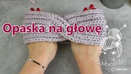 Opaska na głowę.  Na drutach.  Jak zrobić.