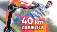 Hulajnoga z zasięgiem 40 km  Oto 4Swiss EX6 Power e-orange