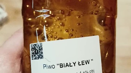 Piwo Biały Łew - Niefiltrowane, Lwowskie piwo - testujemy trunek z nalewka zakupiony w Koszalinie!