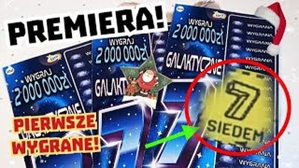 Zdrapmasy Lotto   Gruba Premiera! 3 zdrapki Galaktyczne 7!  Pierwsze wygrane! 