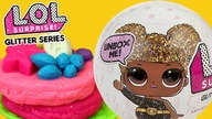Play Doh  LOL Surprise Glitter  Brokatowe dania  bajki dla dzieci