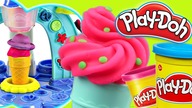 Play Doh  Lodowe szaleństwo  Zakręcona lodziarnia  DIY