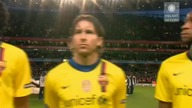 Arsenal Londyn - FC Barcelona 31. 03. 2010 skr&oacute;t meczu komentarz polski