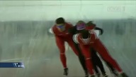 Pierwsze olimpijskie treningi panczenistów (02. 02. 2014)