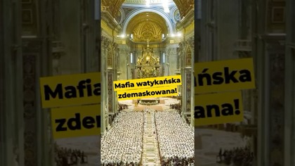  Mafia watykańska!  Tymieniecka demaskuje kler!