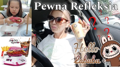 ZGAGA PO NIEJ ? LABUBU ? REFLEKSCJA W SKLEPIE - CZERWONY BURGER