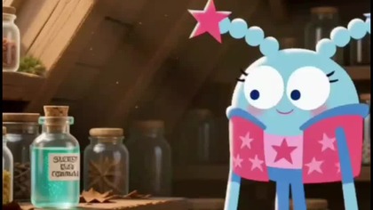 Teenager Margo the Mayfly talking to the Secret Bug Formula