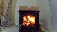 Montaż komina izolowanego, ogrzewanie w garażu, garaż bez pozwolenia na budowę, garaż 35m2