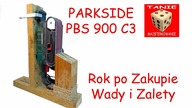Szlifierka Taśmowa PARKSIDE PBS 900 C3 po roku użytkowania ( Wady I Zalety ) Stojak do szlifierki