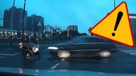 Wypadek z udziałem motocyklisty