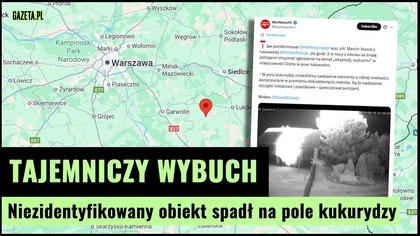 Wojsko i policja w Osinach.  Tajemniczy wybuch w nocy | Gazeta.pl