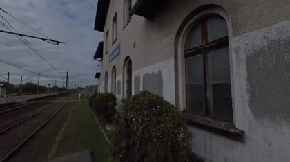 Nakło Śląskie, Dworzec, Peron, Polska