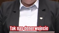 Co za nerwy na mównicy