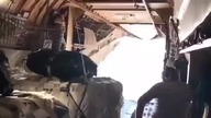 Niecodzienna sytuacja podczas zrzutu pomocy humanitarnej