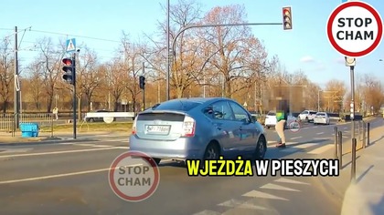 Wypadek ul.  Słomińskiego Warszawa - potrącenie #2199 Wasze Filmy