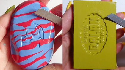 Soap Carving ASMR Relaxing Sounds no talking Satisfying ASMR Video