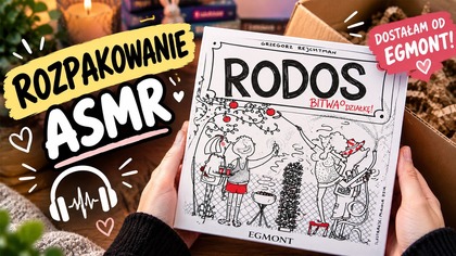 ROZPAKOWANIE ASMR  RODOS Bitwa o działkę gra od Egmont!