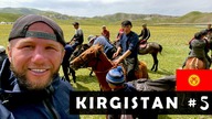 KIRGISTAN  Ten film nie jest dla każdego! Gra na Koniach a zamiast piłki KOZIOŁ ! Kok boru - #5