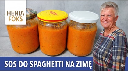 Domowy sos do spaghetti do słoikow! Gesty i przepyszny, prosty i domowy przepis na zime