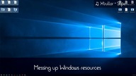 Messing up Windows resources